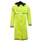 Neese Duty Series Reversible Long Rain Coat, Polyurethane Coated Nylon, Hi-Vis Lime / Black, XS UN011-33-1-LBK-XS - alternate 2